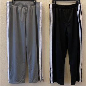 2 Pair Mens Athletic/Basketball Pants sz Large